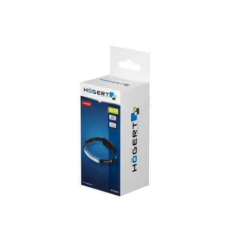 Hogert technik XPG LED-COB lempa ant galvos 380LM (1200mAh) įkraunama image 2