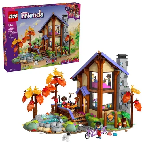 LEGO Friends Cozy Fall Forest Cabin 42705 image 1