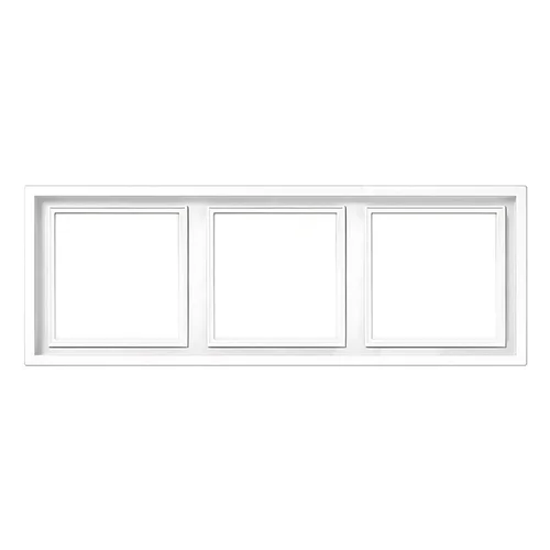 Trivietis rėmelis LIREGUS MODERN, matinės baltos spalvos image 1