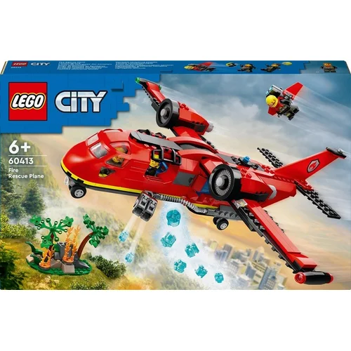LEGO City Ugniagesių lėktuvas 60413, 478 dalių image 1