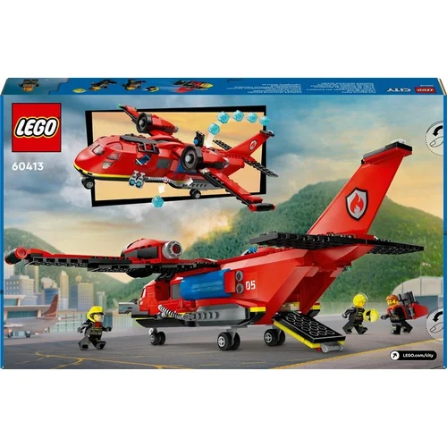 LEGO City Ugniagesių lėktuvas 60413, 478 dalių image 2