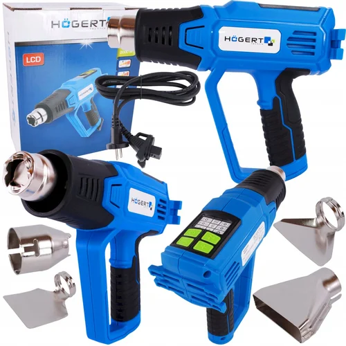 Hogert technik HT2C552 Techninis fenas 2000W reguliuojamas su LCD image 2