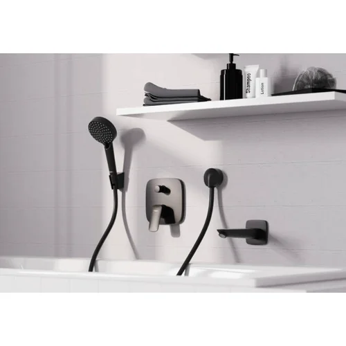 Hansgrohe Logis 71405670 Potinkinis vonios maišytuvas Juoda matinė image 2