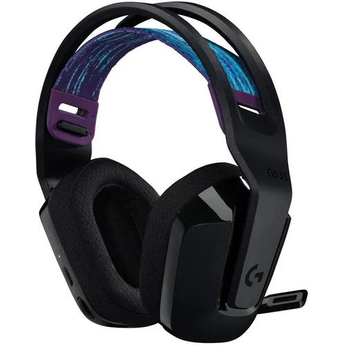 Logitech G535 Lightspeed Žaidimų ausinės, Juodos image 2