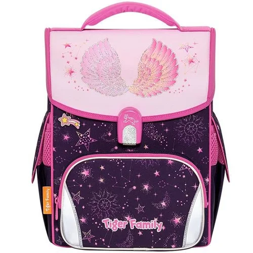 TIGER FAMILY TGJL-088A mokyklinė kuprinė, 14 L, rožinė-violetinė image 1
