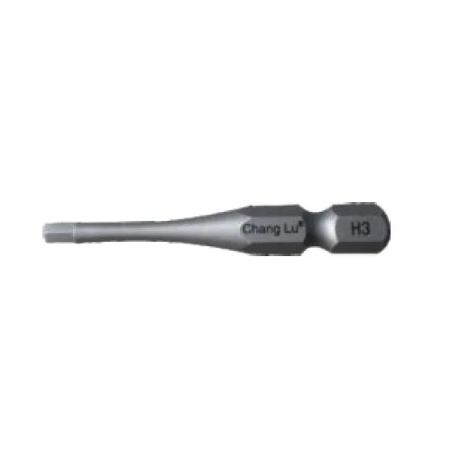 CHANGLU TOOLS Antgalis smūginis IMBUS 1/4" (6.3mm), 5vnt. S2 - 3 x 50mm image 2