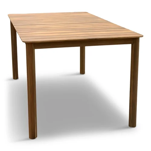 Lauko stalas Elodie, rudas, 160 cm x 90 cm x 90 cm image 1