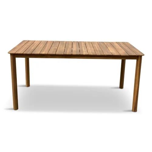 Lauko stalas Elodie, rudas, 160 cm x 90 cm x 90 cm image 3
