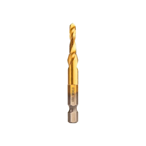 Neo Tools HSS TiN sriegimo grąžtas M5×0,8 mm šešiabriaunis image 1