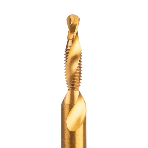 Neo Tools HSS TiN sriegimo grąžtas M5×0,8 mm šešiabriaunis image 3