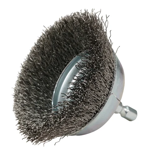 Makita D-76576 taurės formos šveitimo šepetys, 65 mm, 1/4'' antgaliu image 2