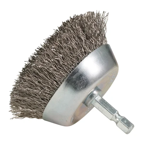 Makita D-76576 taurės formos šveitimo šepetys, 65 mm, 1/4'' antgaliu image 3