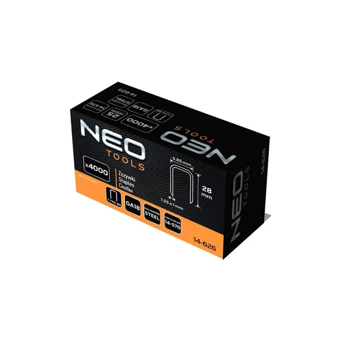 NEO 14-570 GA18 cinkuotos kabės, 28 mm, 4000 vnt image 2
