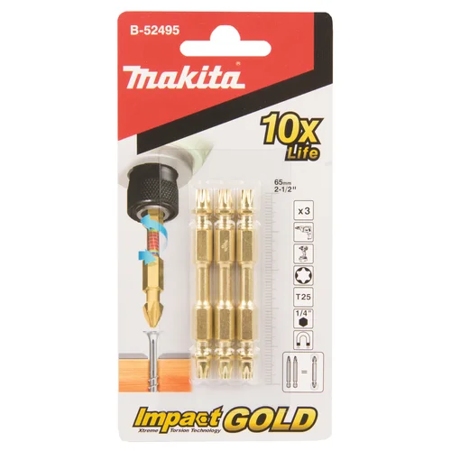 Makita B-52495 T25-65mm Torx antgalis image 2