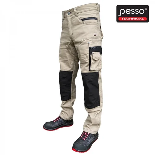 PESSO KDBZ Darbo kelnės CVC 320 Smėlio spalvos 62 image 1