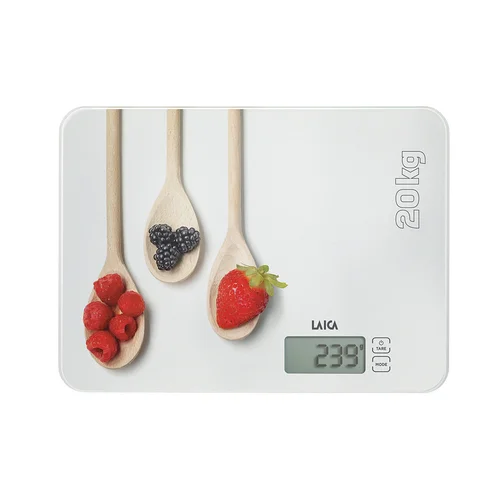 LAICA KS5020 W virtuvinės svarstyklės 20 kg image 2