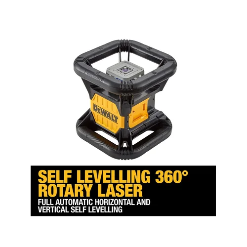 DeWALT DCE079D1R-QW Rotacinis lazerinis niveliatorius, raudonas, 2 Ah baterija image 3