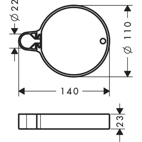 Hansgrohe Casetta 28678000 Muilinė image 2