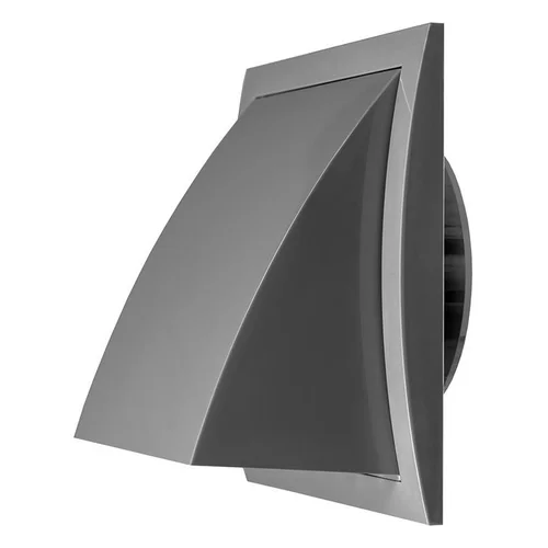 EUROPLAST ND12FVP Išorinės ventiliacijos grotelės 190×190 mm Pilka image 1