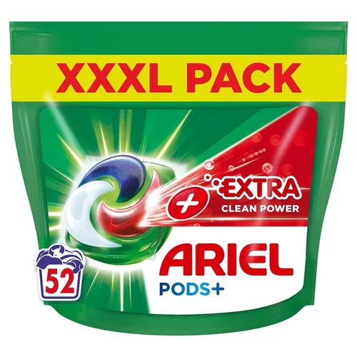Ariel Extra Clean All-in-1 skalbimo kapsulės, 52 Vnt. image 1