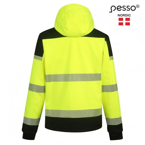 Pesso PALERMO HI-VIS Softshell striukė geltona, Dydis L image 3