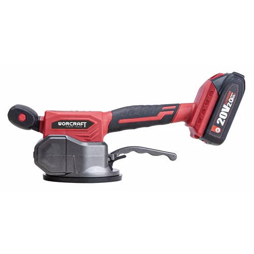 Akumuliatorinis vibracinis įrankis plytelėms su plastikine dėže WORCRAFT 20V 2.0Ah image 3