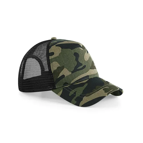 Beechfield B694 kepuraitė su snapeliu, kamufliažinė, One Size, Midnight Camo image 1