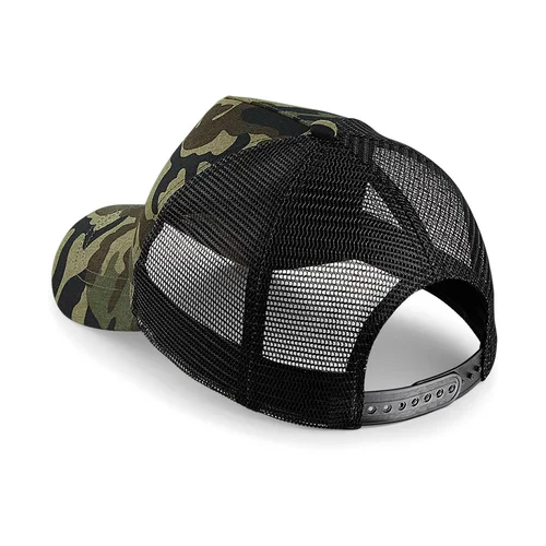 Beechfield B694 kepuraitė su snapeliu, kamufliažinė, One Size, Midnight Camo image 3