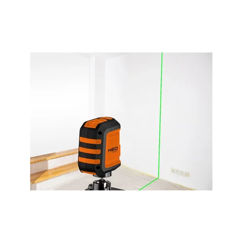 NEO 75-106 Žalias, 15 m Savaime išsilyginantis skersinis lazerinis image 2