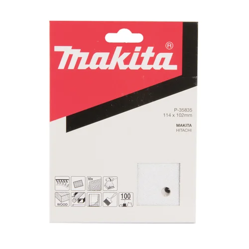 Šlifavimo popierius Makita P-35835, 114×102 K100 (10Vnt.) BO4555 kibusis image 3