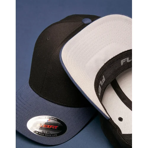 Flexfit 6277T kepuraitė su snapeliu, L/XL, Black/Navy image 3