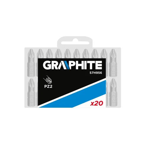 GRAPHITE PZ2 25 mm, 1/4" Atsuktuvo antgaliai rinkinys image 2