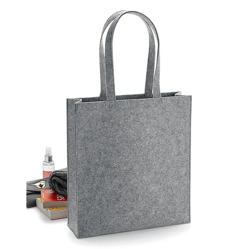 Veltinio BG723 krepšys – Vieno dydžio, Charcoal Melange image 1