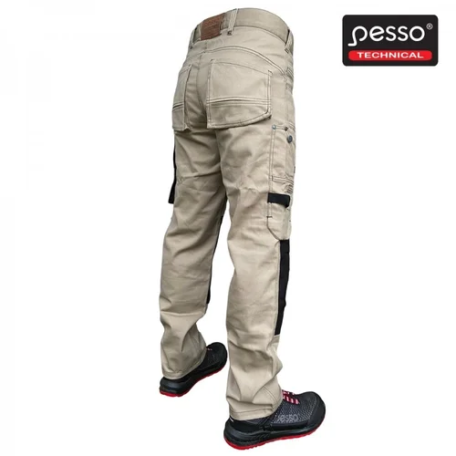 PESSO KDBZ Darbo kelnės CVC 320 Smėlio spalvos 62 image 2
