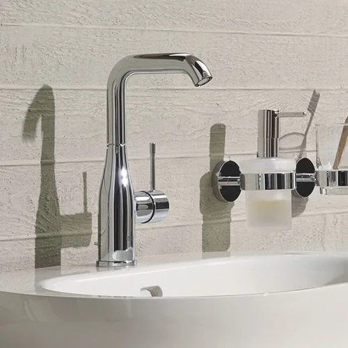Grohe Essence New 32628001 L praustuvo maišytuvas su dugno vožtuvu image 2