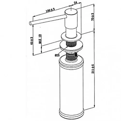 Dozatorius Villeroy & Boch antracito spalvos image 3