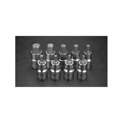 NEO 1/2" šešiakampiai antgaliai 9 vnt. image 3