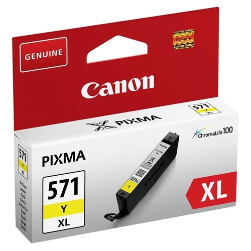 Canon CLI-571XL geltonos spalvos rašalinio spausdinimo kasetė image 2