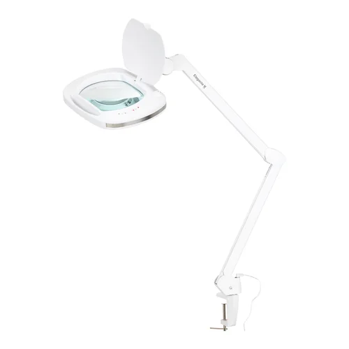 Elegante 6030 3D LED lempa su lupa, balta image 1