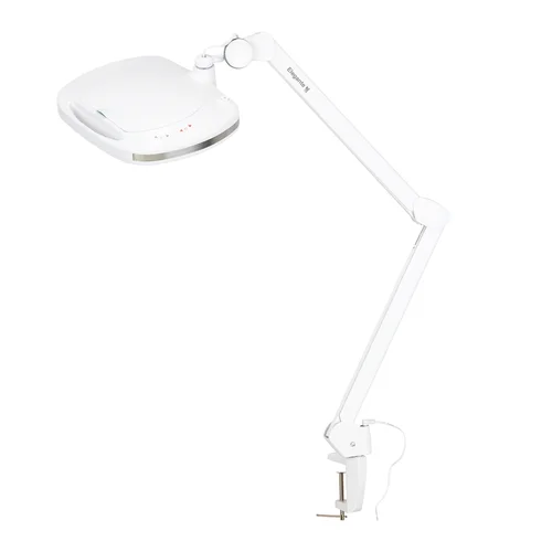 Elegante 6030 3D LED lempa su lupa, balta image 2