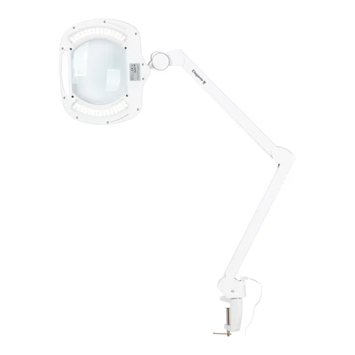 Elegante 6030 3D LED lempa su lupa, balta image 3