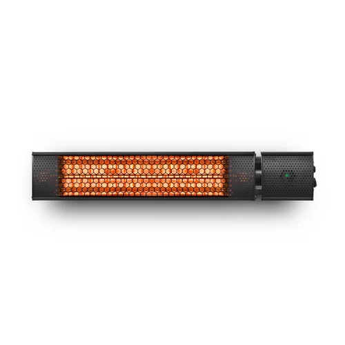 Pastatomas Heatum H2000R URBAN Juoda infraraudonųjų spindulių šildytuvas su stovu image 3