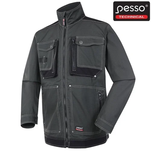 PESSO Rip Stop Darbo švarkas, chaki, 2XL image 2
