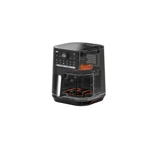 Braun HF5073IBK Karšto oro gruzdintuvė, Juoda, 2000 W, 6 L image 3