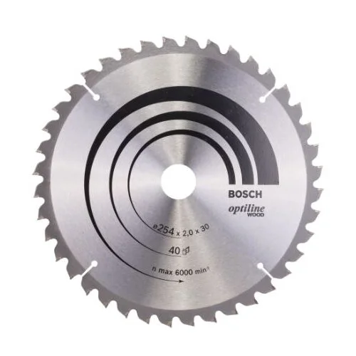 Pjovimo diskas Bosch Optiline Wood, 210x30, 2608641190 image 1