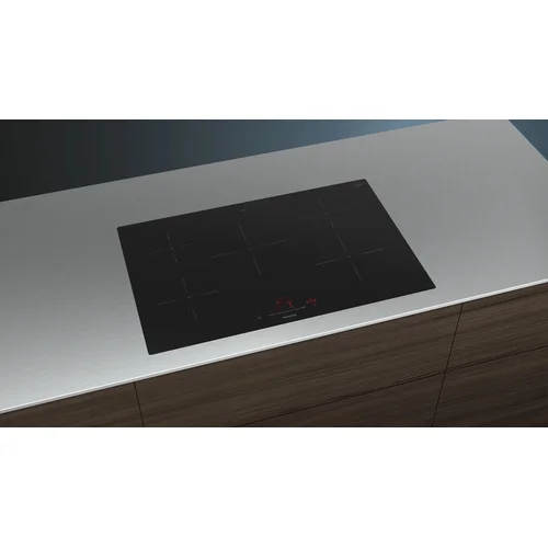 Siemens EH801HVB1E įmontuojama indukcinė kaitlentė 80 cm Juoda image 3