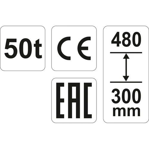 Yato YT-17009 hidraulinis cilindrinis domkratas, 50 tonų image 2