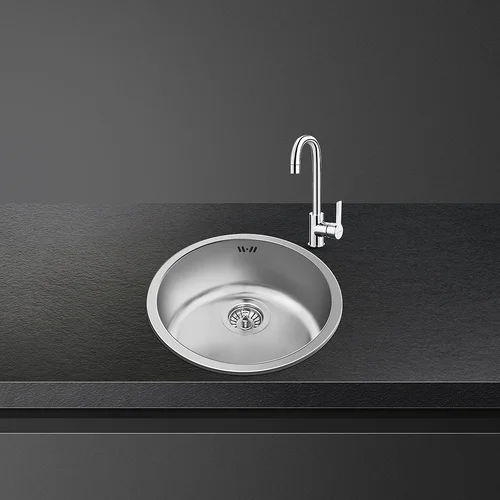 Smeg VFU43SFR plautuvė, 184×437 mm, dvigubo montavimo image 3