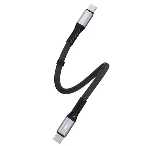 Dudao L10C USB-C į USB-C kabelis 0,23 m Juodas image 2