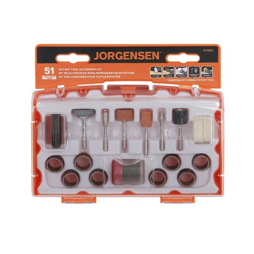 Pony Jorgensen Tiesinio šlifuoklio priedų rinkinys 51 vnt. image 2